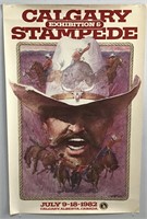 1982 Calgary Stampede full size poster