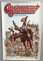 1985 Calgary Stampede full size poster