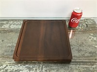 Wooden cutting/serving board 12"x12"