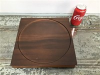 Wooden cutting/serving board 12"x12"
