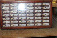 PRESIDENTIAL POCKET KNIFE COLLECTION 42 KNIVES