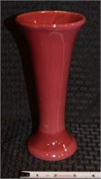 Vintage Zanesville Pottery mulberry 8" tall vase