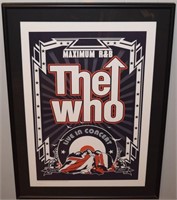 The Who Maximum R&B LE Concert Litho Poster