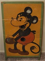 Vintage Mickey Mouse wooden bean bag toss game