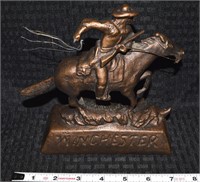 Winchester Western retail cast metal Cowboy statue