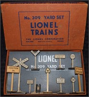 Lionel O Scale train 309 Yard Signs w/ box