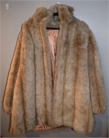 Vintage Mar-Del by Rice faux fur hooded coat