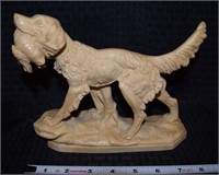 Vintage Norleans Italy resin Pointer dog statue
