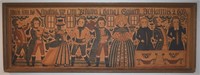 JOHANNES NILSSON framed Scandi folk art print