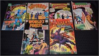 6 Vintage DC Comics Adventure Superman Tomahawk +