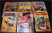 22 Vtg Charlton Comics Fightin Marines Attack +