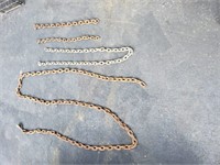 15' Tow Chain w/1 Hook & Small Chains