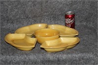 "CALIF POTTERIES" SNACK SET