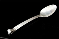 Paval hand wrought sterling spoon - 11"