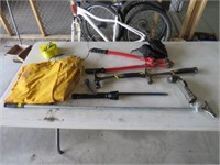 Stanley Hammers, Bolt Cutter, Tow Rope & Misc.