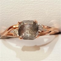 $3000 14K  Rose Cut Unique Diamond(0.86ct) Ring