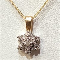$250 10K  Diamond(0.03ct) Necklace