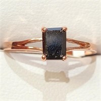$2000 10K  Black Diamond(0.8ct) Ring
