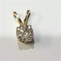 $500 14K  Diamond(0.3ct) Pendant