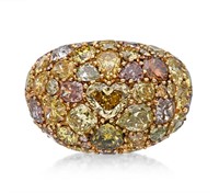 12ct natural colored gemstone ring