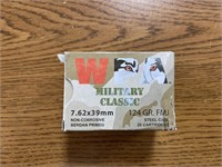 WPA Military Classic 7.62x39mm 124 GR. FMJ steel