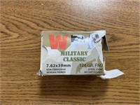 WPA Military Classic 7.62x39mm 124 GR. FMJ steel