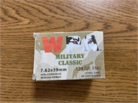 WPA Military Classic 7.62x39mm 124 GR. FMJ steel