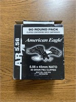 American Eagle 90 Round Pack clipped centerfire