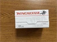 Winchester 40 S&W 165 GR. Full Metal Jacket, 100