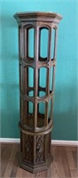 Curio Cabinet(glass missing)/68”H,20”Diameter