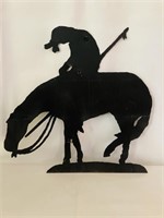 Wounded Knee Painted Metal Art/27x27