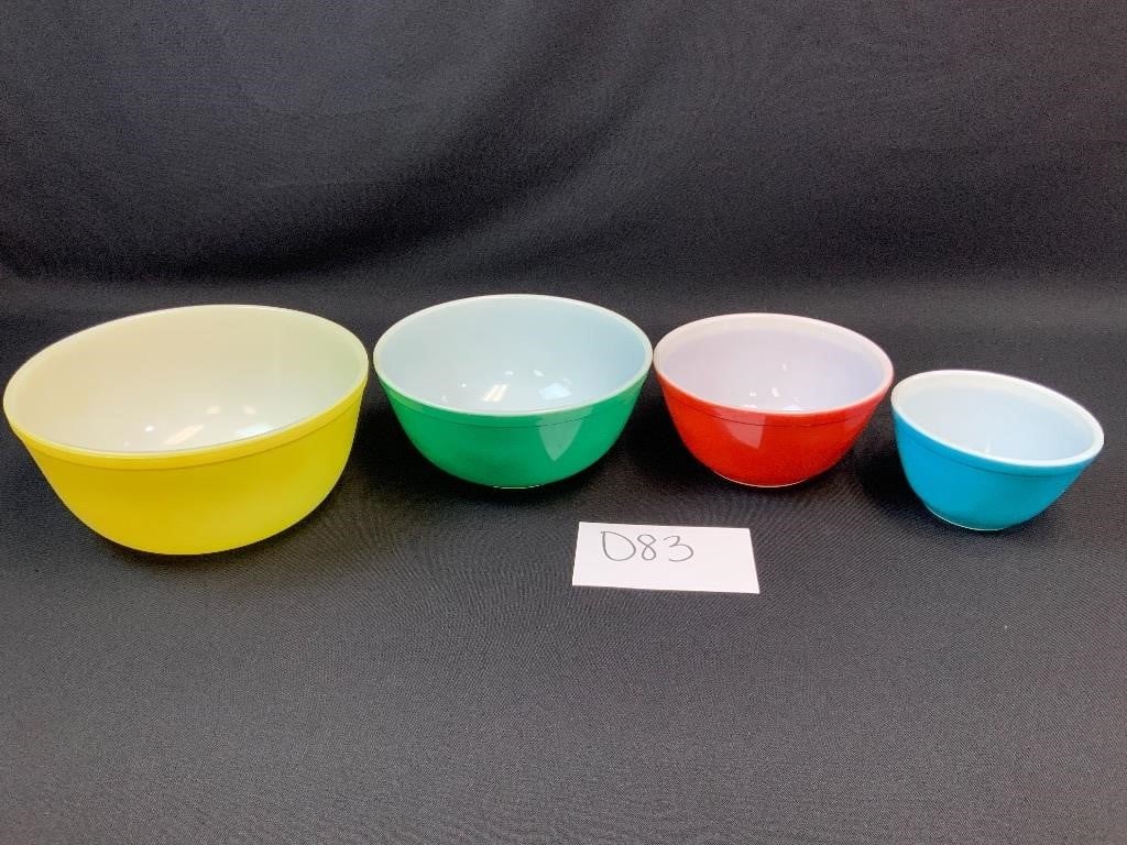 Live & Online Auction 7/31/21 Pyrex, Corning Ware, & More