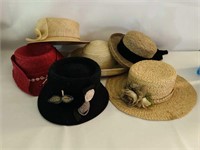 Vintage Ladies’ Hats/Size 6