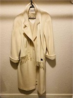 Vintage Herman King Wool Trench Coat/Size M