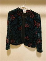 Vintage Velvet Weathervane Skirt and Jacket/M