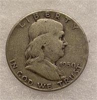 1950 Franklin Half Dollar