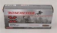 Winchester Super X 270 WSM 150 Grain Full Box