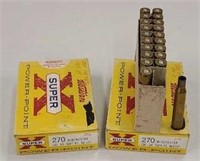 2x- Western Super X 270 Winchester 39rds