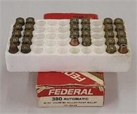 Federal 380 Auto 10 FMJ & 18 Hollow Point
