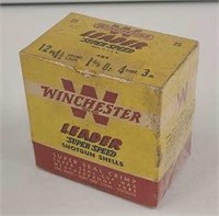 Vintage Winchester Leader 12ga EMPTY BOX