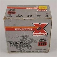 Winchester Super X Hi Brass 12ga Shells Full