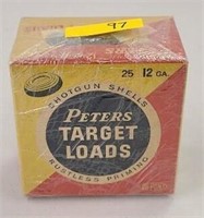 Vintage Peters Target Load 12ga EMPTY BOX