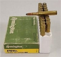 Remington 270win Full Box 20ct