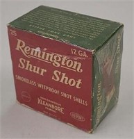 Vintage Remington Shur Shot 12ga Full Box