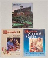 3 Hornaday & Remington Sporting Catalogs 80's