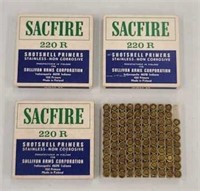 3x- Sacfire 220R Shotshell Primers 298ct