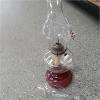 Vintage Oil Lamp with 2 tops