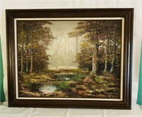 Custom Framed Original Oil Painting/Signed