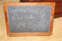 Vintage Chalkboard in Pine Frame 22" X 16"