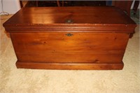 Antique Trunk with Iron Handles 37 1/2" X 17"
